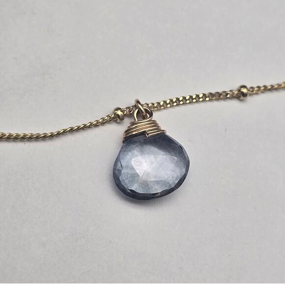 Lotus Jewelry Studio Trinket Stone Necklace Spinel Pendant 925 Gold Filled - Picture 4 of 12